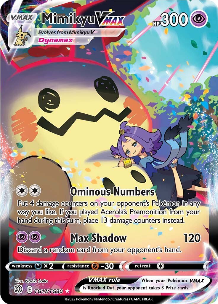 Mimikyu VMAX - TG17/TG30 - Ultra Rare