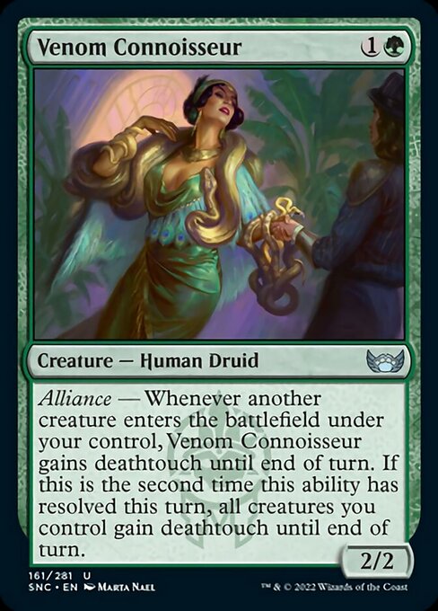 Venom Connoisseur 161/281 - Uncommon   Streets of New Capenna