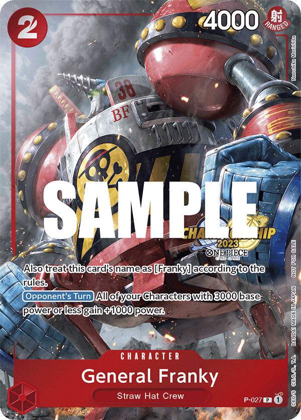 General Franky - P-027 - Championship 2023 Event Pack Promo