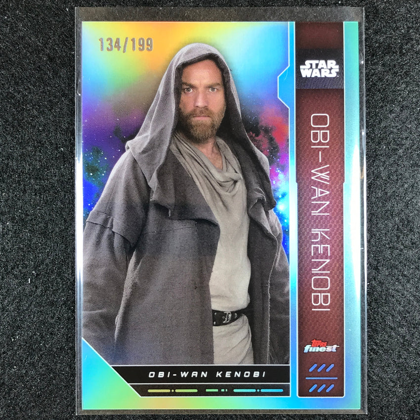 2023 Topps Finest Star Wars Obi-wan Kenobi Base Aqua 134/199 No 46