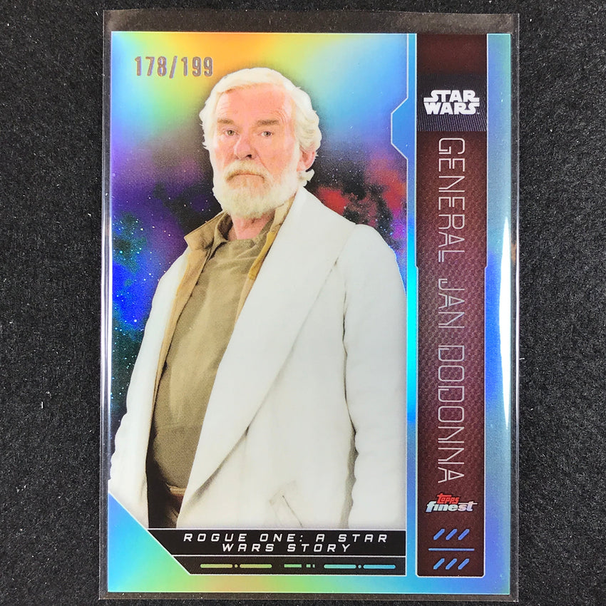 2023 Topps Finest Star Wars GENERAL JAN DODONNA Base Aqua 178/199 #81