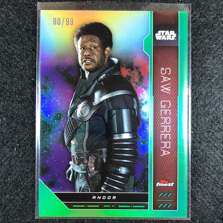 2023 Topps Finest Star Wars SAW GERRERA Base Green 90/99 #15