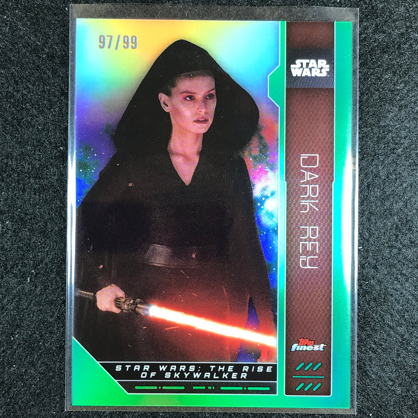 2023 Topps Finest Star Wars DARK REY Base Green 97/99 #67