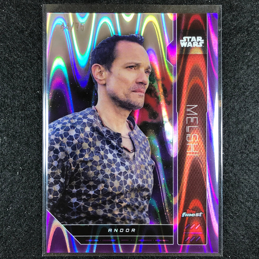 2023 Topps Finest Star Wars MELSHI Base Purple RayWave 44/75 #13