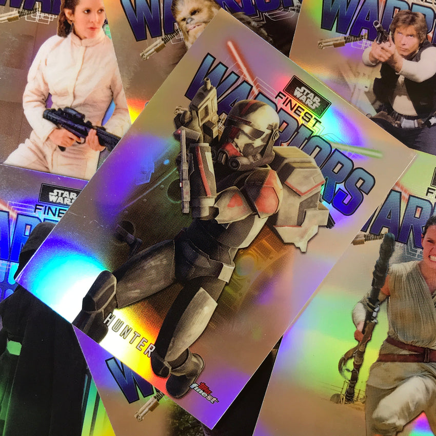 2023 Topps Finest Star Wars KANAN JARRUS Finest Warriors Refractor Base #14