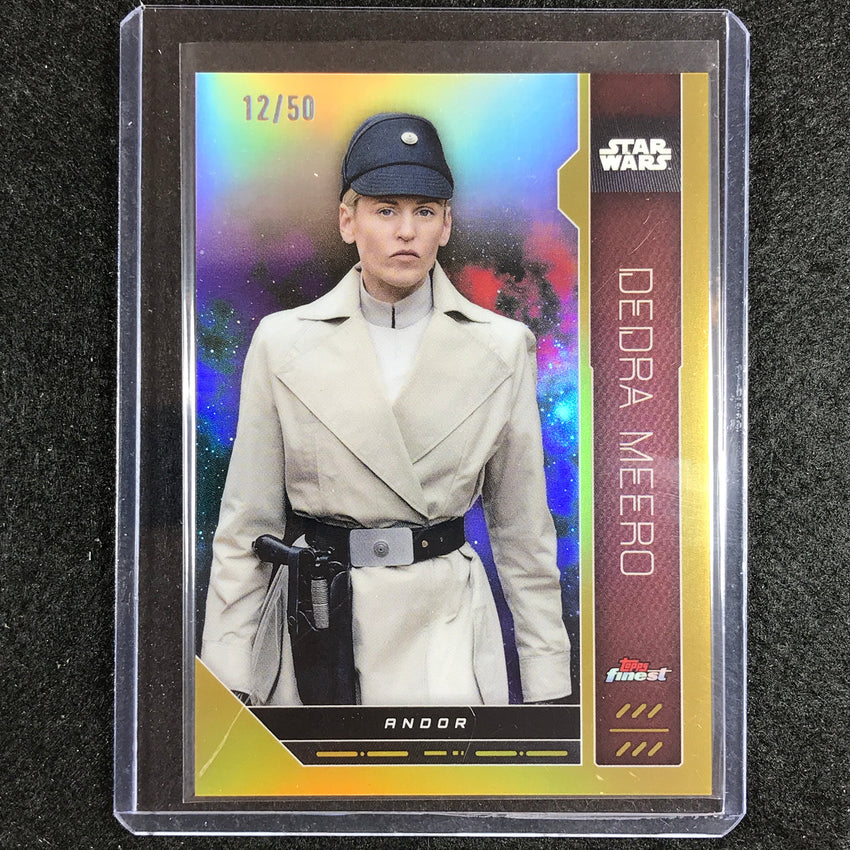2023 Topps Finest Star Wars Dedra Meero Extended Base Gold 12/50