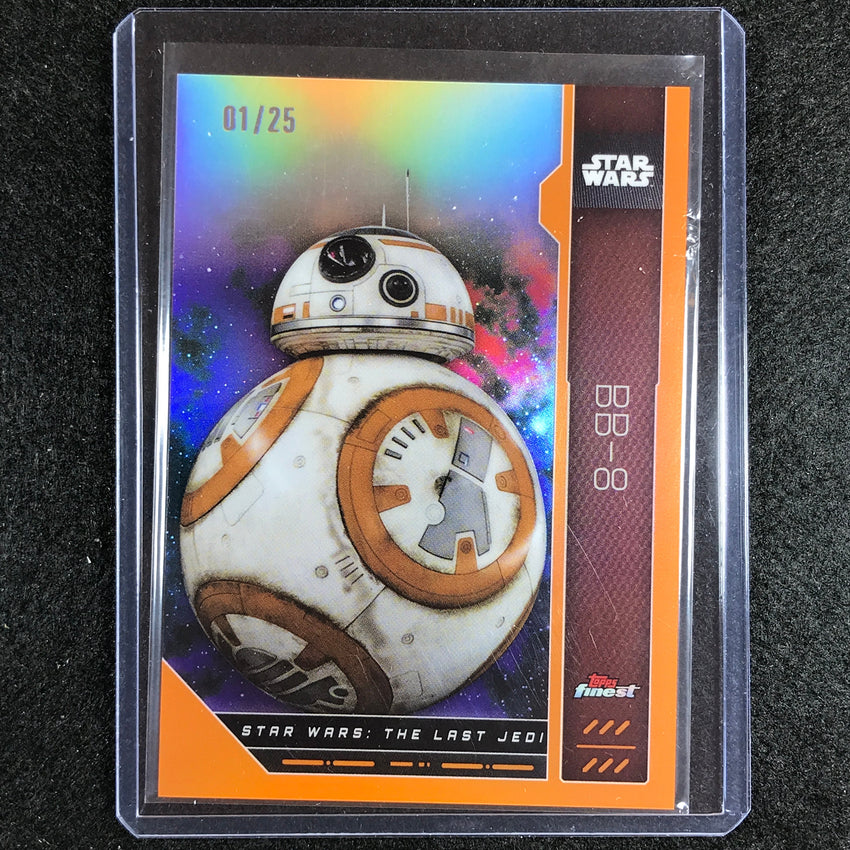 2023 Topps Finest Star Wars Bb-8 Base Orange 1/25
