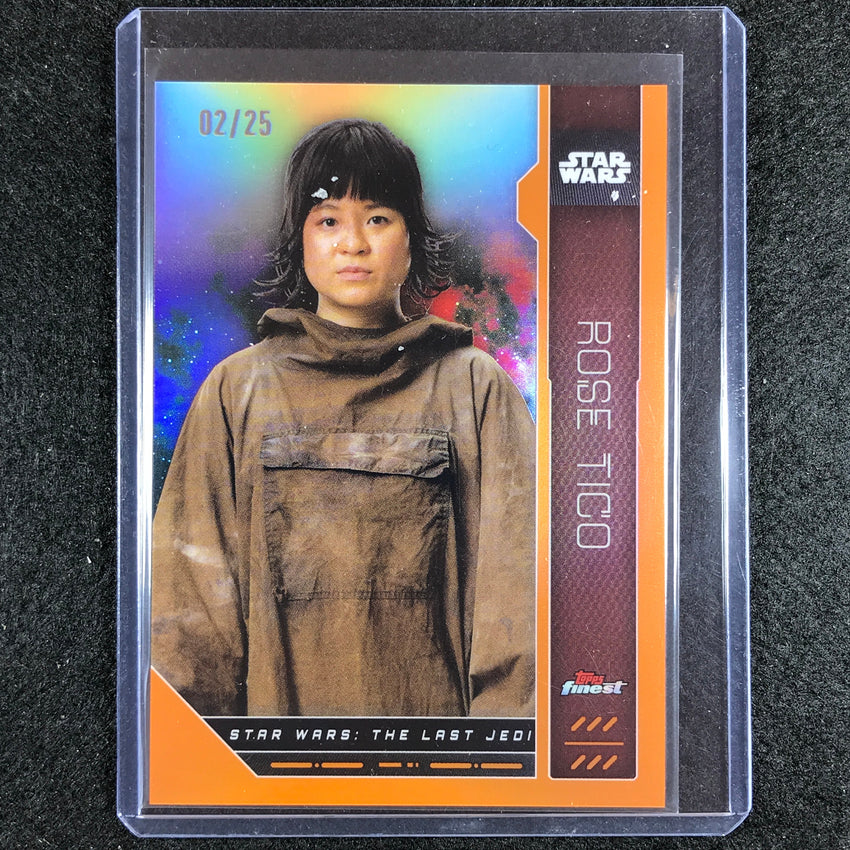 2023 Topps Finest Star Wars Rose Tico Base Orange 2/25