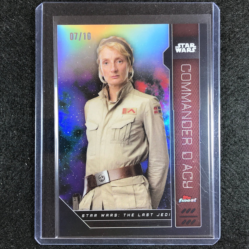 2023 Topps Finest Star Wars Commander Dacy Base Black 7/10