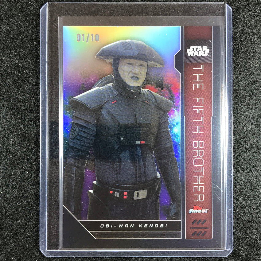 2023 Topps Finest Star Wars The Fifth Brother Base Black 1/10