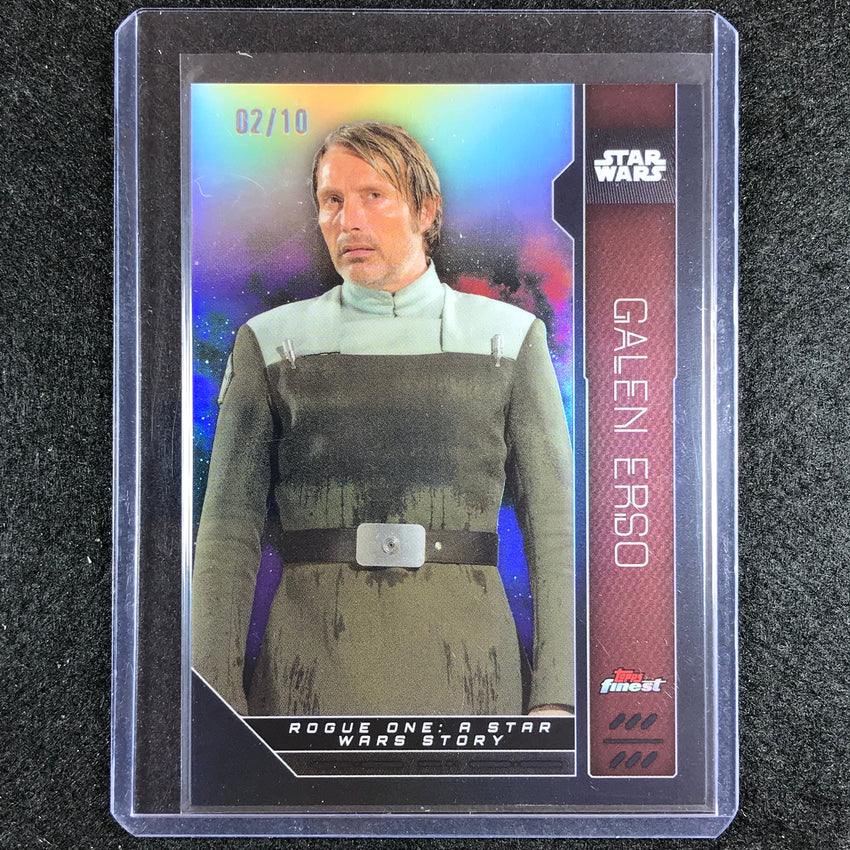 2023 Topps Finest Star Wars Galen Erso Base Black 2/10