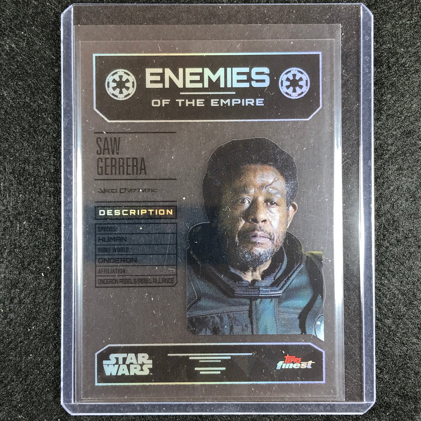 2023 Topps Finest Star Wars SAW GERRERA Enemies of the Empire SP #2