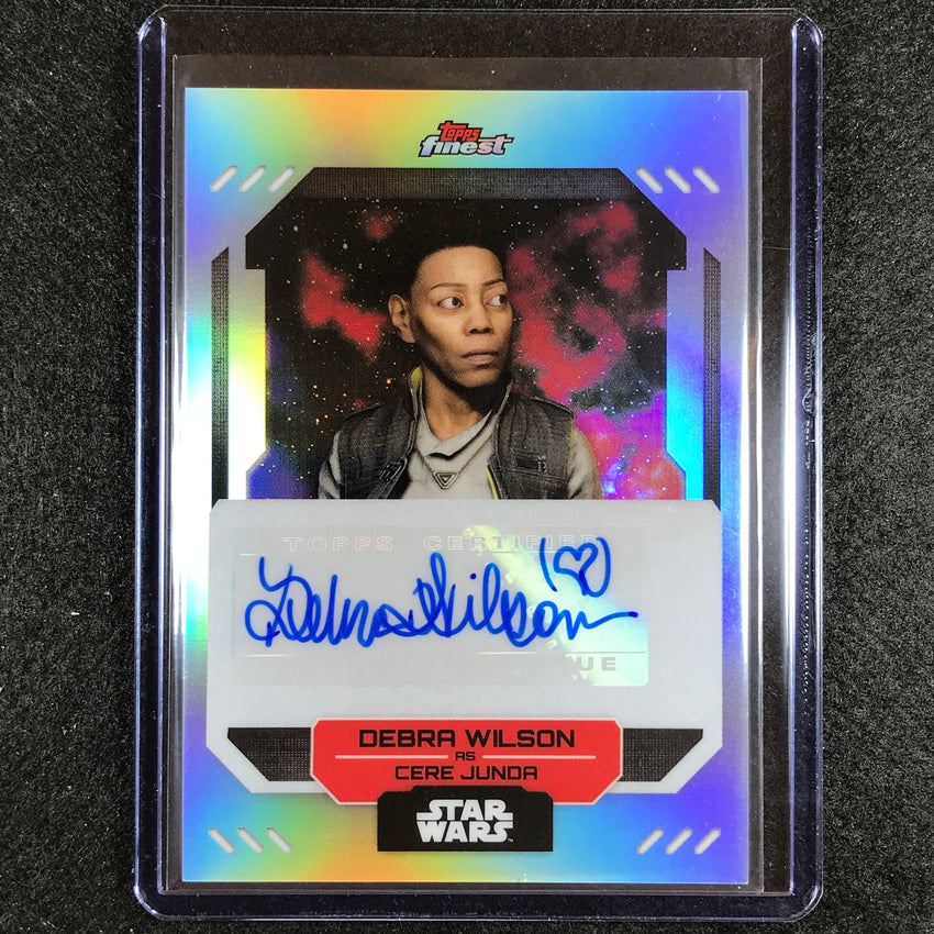 2023 Topps Finest Star Wars Debra Wilson As Cere Junda Finest Auto No Dw