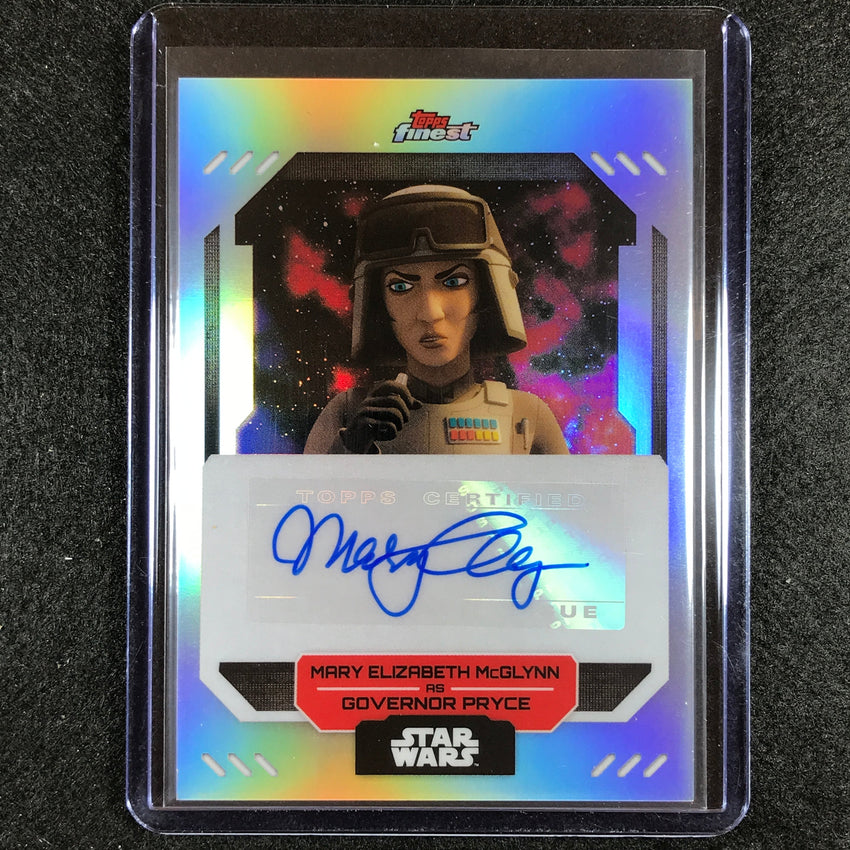 2023 Topps Finest Star Wars Mary Elizabeth Mcglynn Governor Pryce Auto No Mem