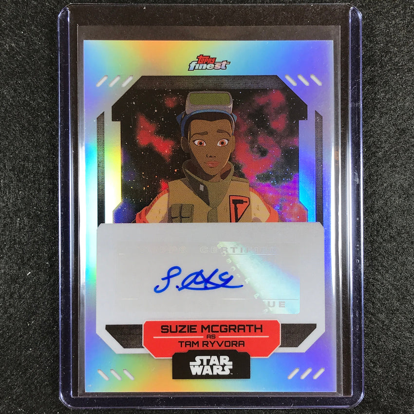 2023 Topps Finest Star Wars SUZIE MCGRATH AS TAM RYVORA Finest Auto #SM