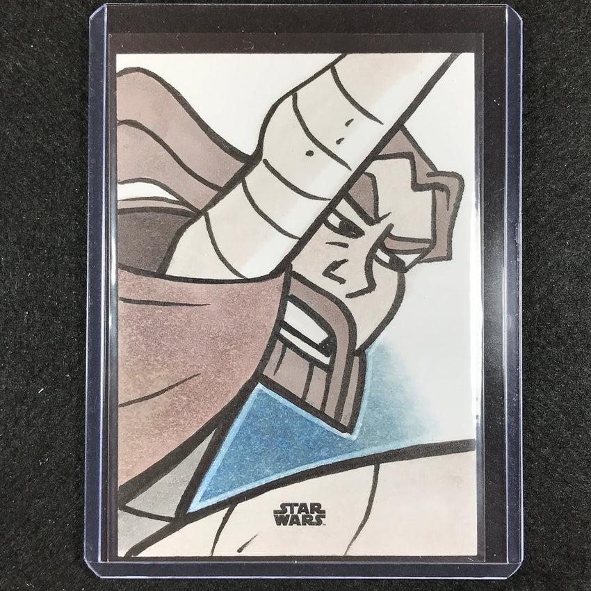 2023 Topps Finest Star Wars Obi-wan Kenobi Sketch Card 1/1 Eric Medina