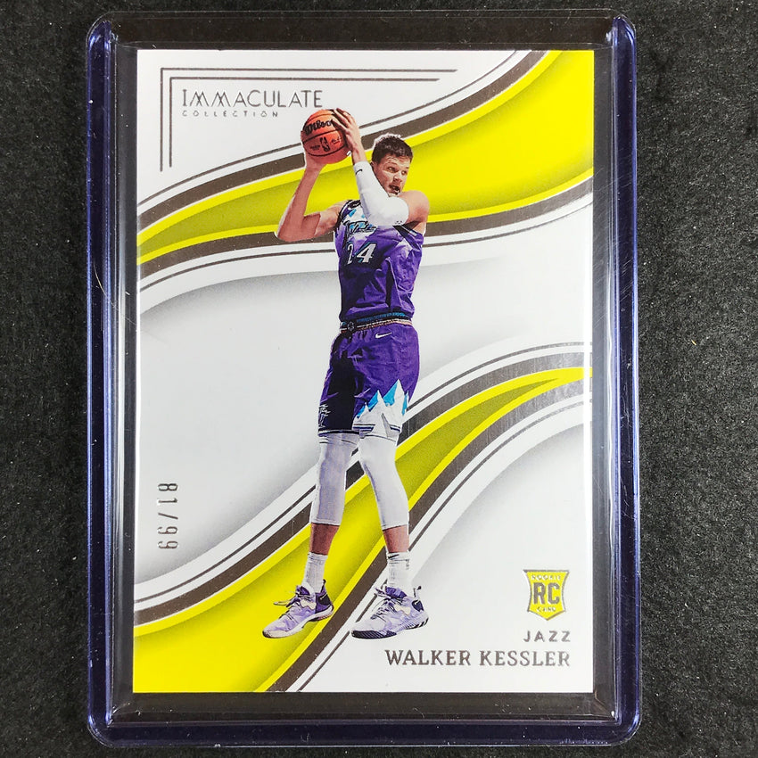 2022-23 Immaculate Walker Kessler Rookie Base 81/99