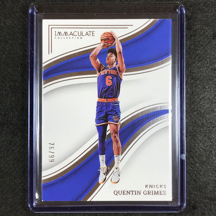 2022-23 Immaculate Quentin Grimes Base 76/99