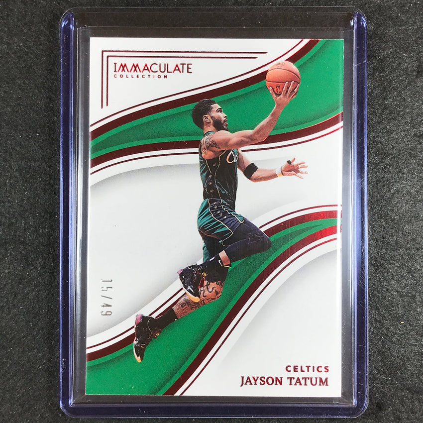 2022-23 Immaculate Jayson Tatum Base Red 15/49