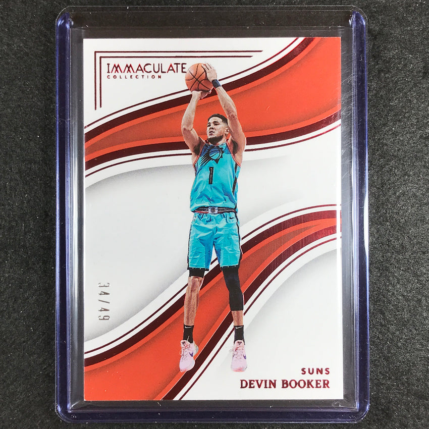 2022-23 Immaculate Devin Booker Base Red 34/49