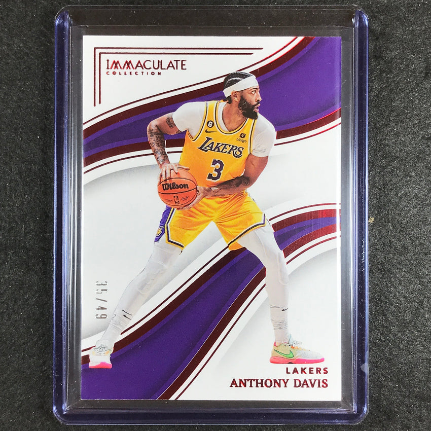 2022-23 Immaculate Anthony Davis Base Red 35/49