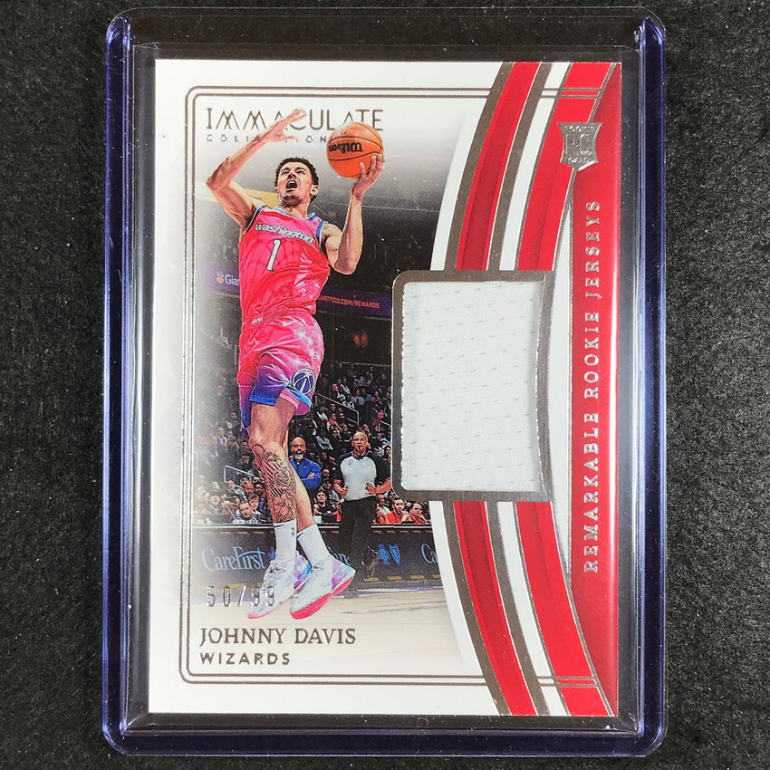 2022-23 Immaculate Johnny Davis Remarkable Rookie Jersey 50/99