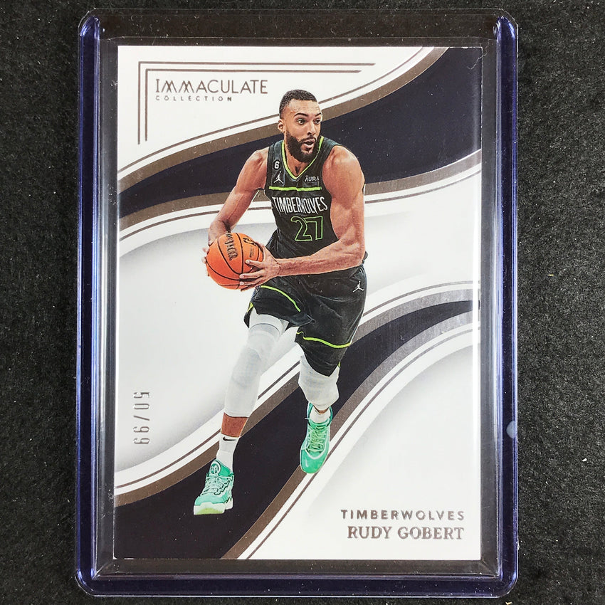 2022-23 Immaculate Rudy Gobert Base 50/99