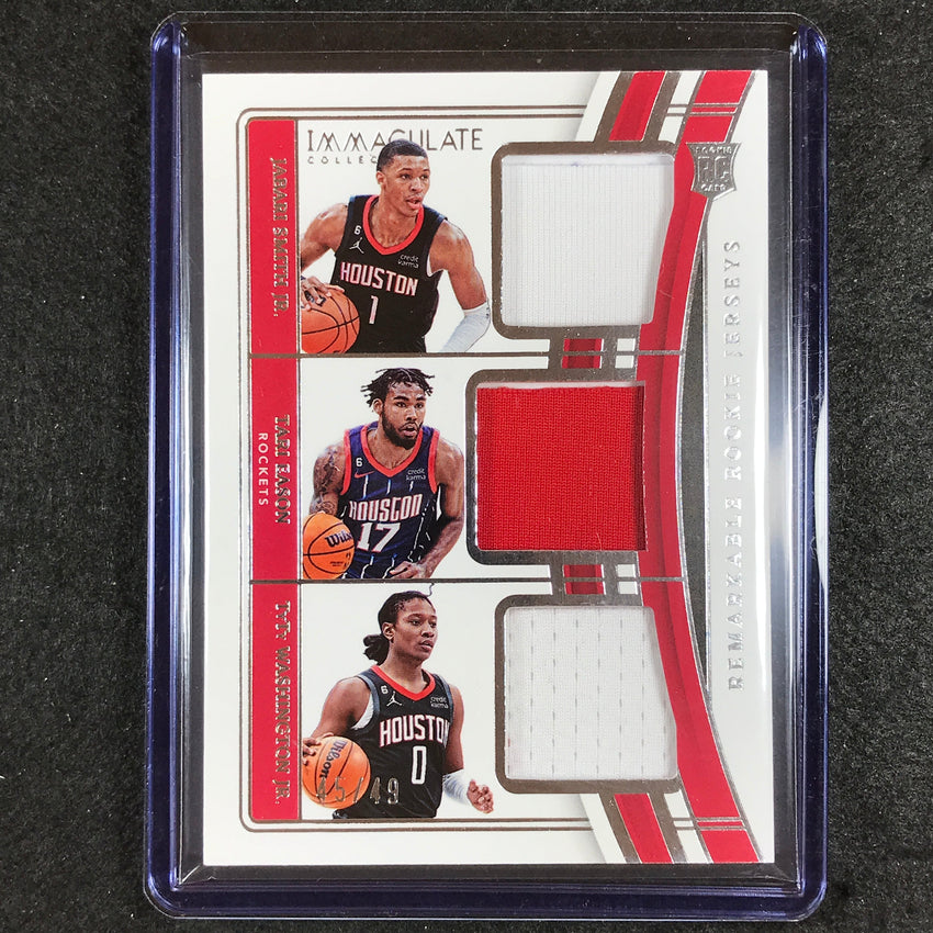 2022-23 Immaculate Smith Jr. Eason Washington Jr. Rookie Triple Jersey 45/49
