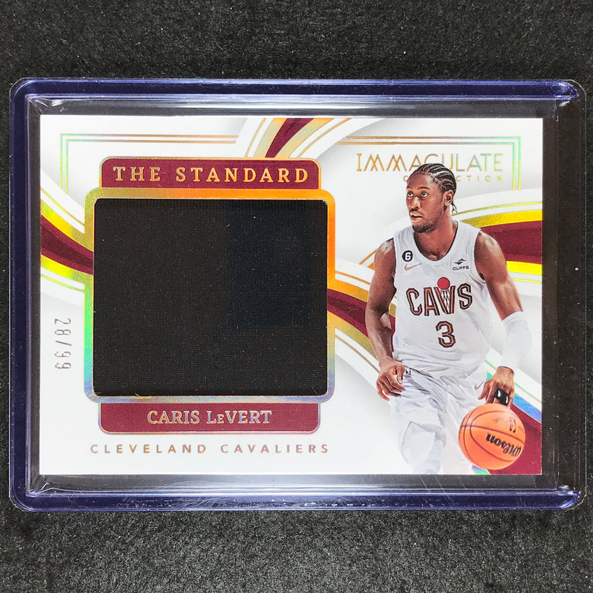 2022-23 Immaculate Caris Levert The Standard Jersey Relic 28/99