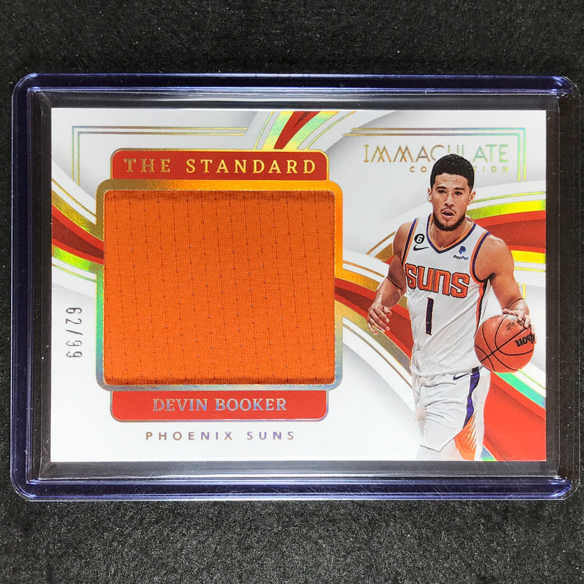 2022-23 Immaculate Devin Booker The Standard Jersey Relic 62/99