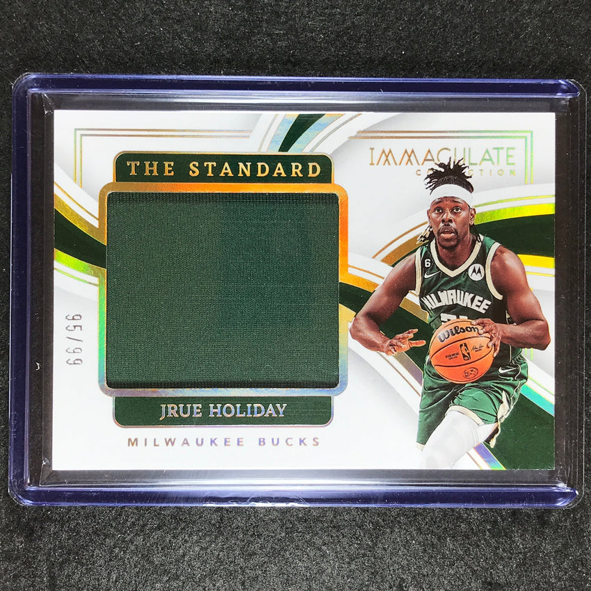 2022-23 Immaculate Jrue Holiday The Standard Jersey Relic 95/99