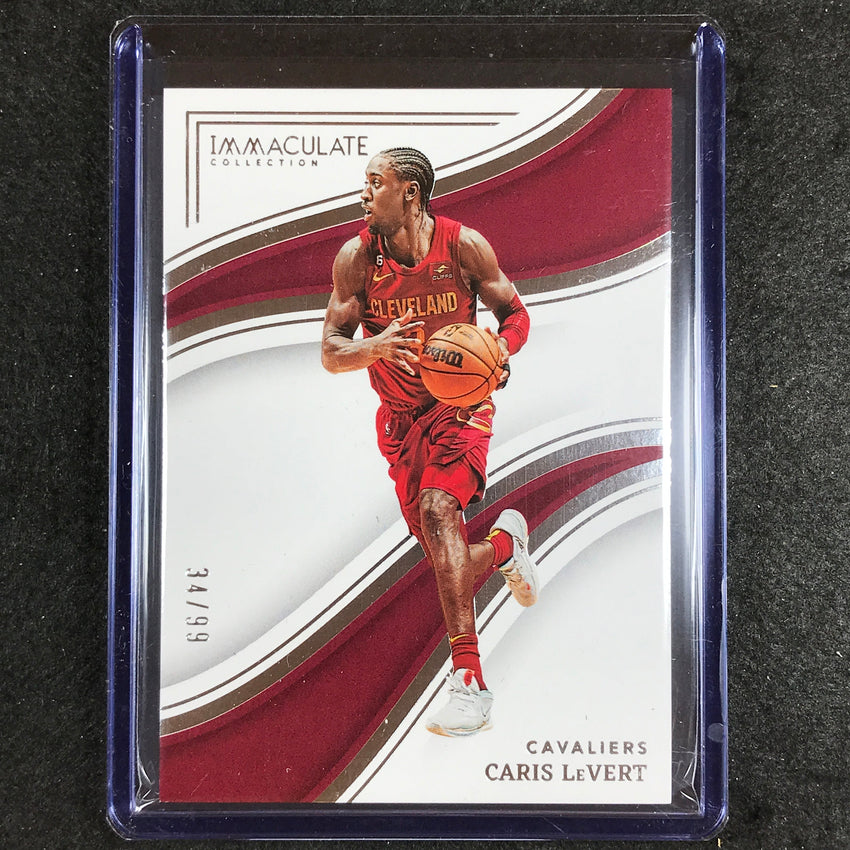 2022-23 Immaculate Caris Levert Base 34/99