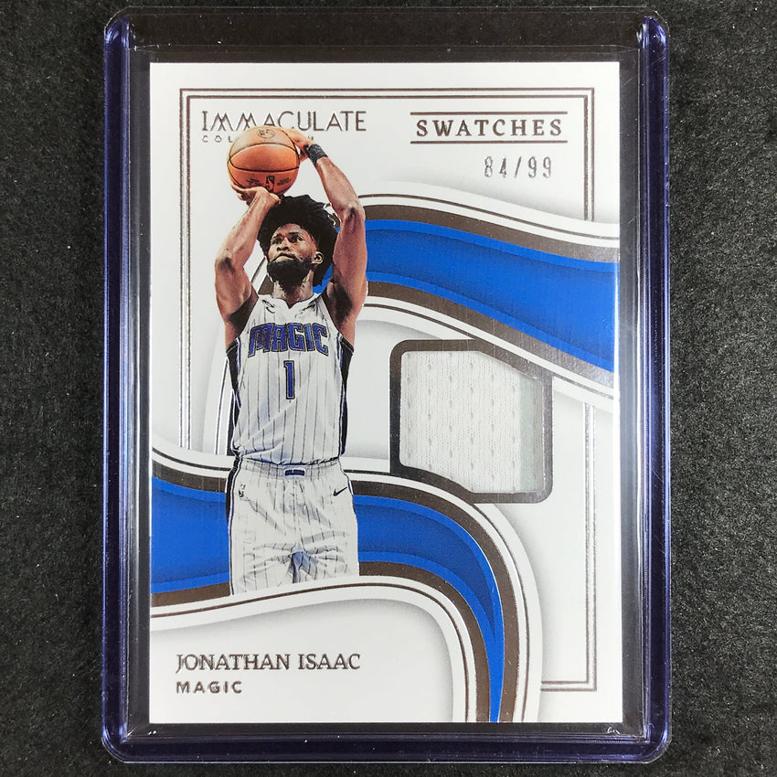 2022-23 Immaculate Jonathan Isaac Swatches Jersey Relic 8/99