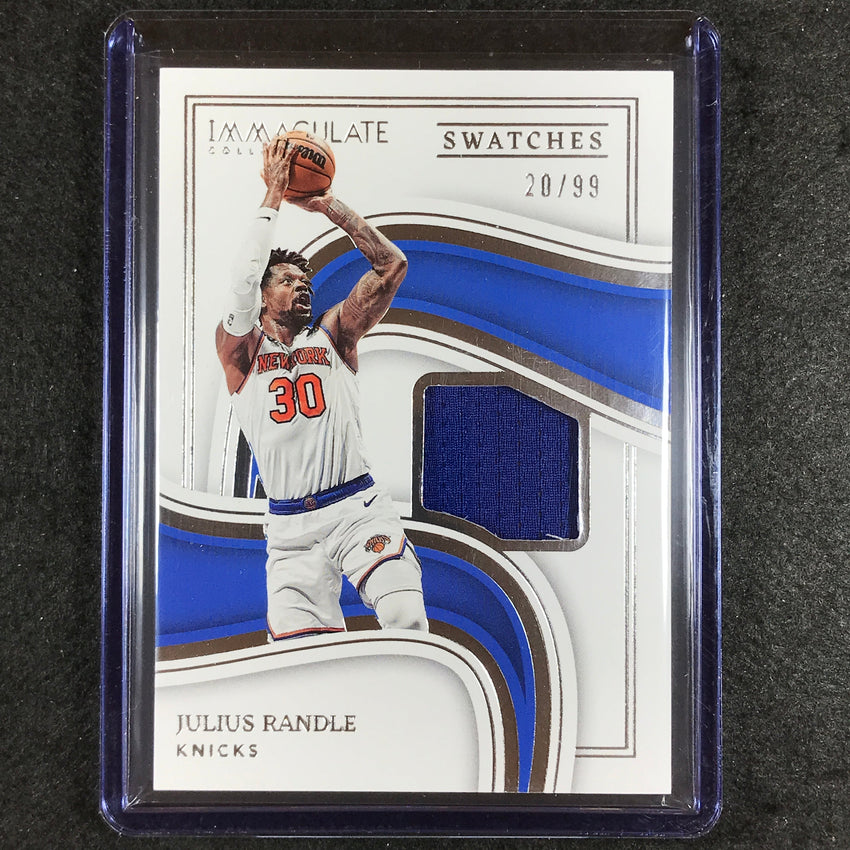 2022-23 Immaculate Julius Randle Swatches Jersey Relic 20/99
