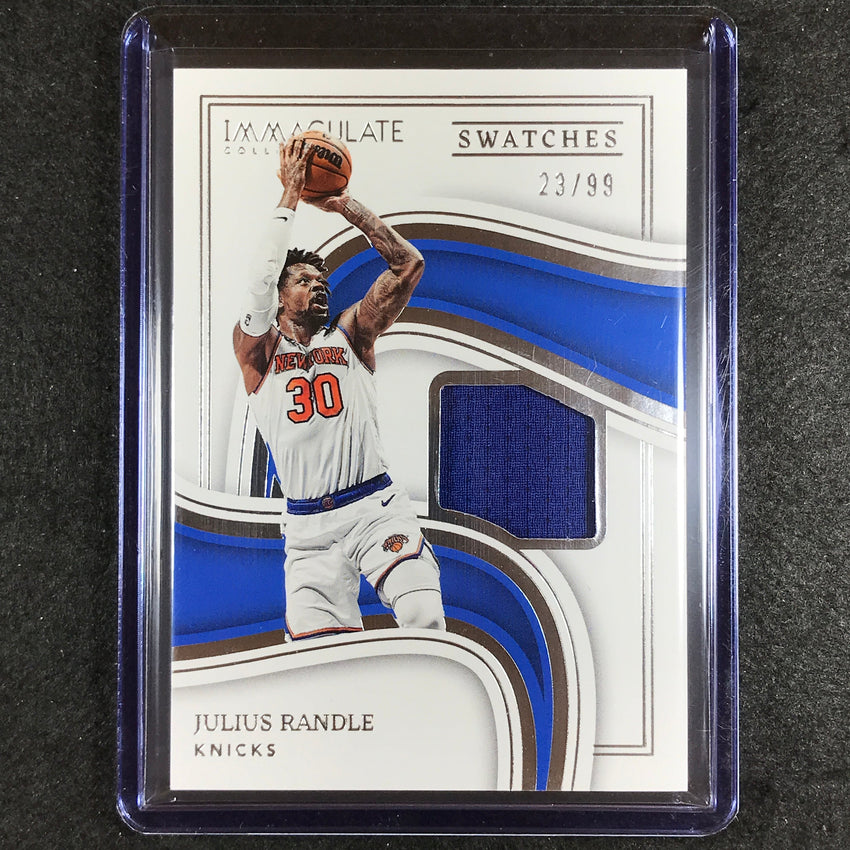2022-23 Immaculate Julius Randle Swatches Jersey Relic 23/99