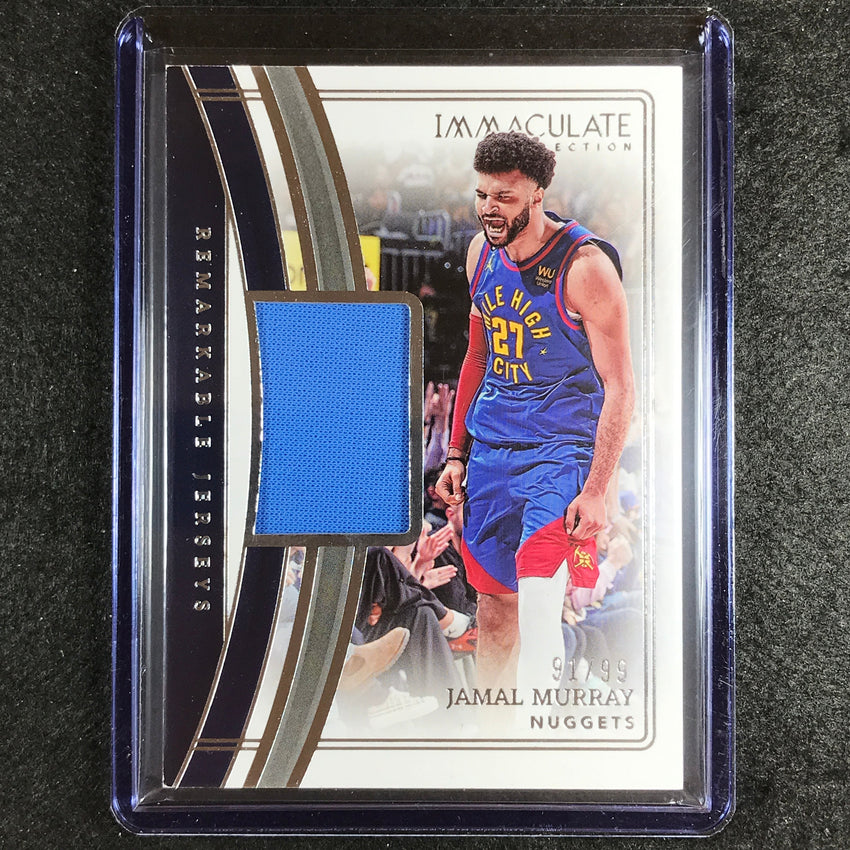 2022-23 Immaculate Jamal Murray Remarkable Jerseys Relic 91/99