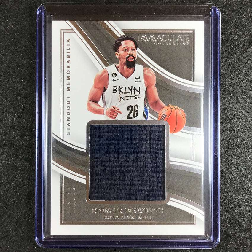 2022-23 Immaculate Spencer Dinwiddie Standout Memorabilia Jersey Relic 79/99