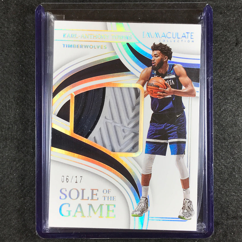 2022-23 Immaculate Karl-anthony Towns Sole Of The Game Relic 6/17