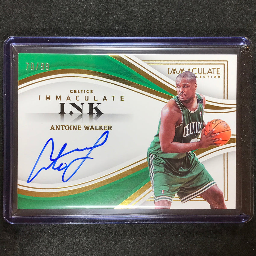 2022-23 Immaculate ANTOINE WALKER Immaculate Ink Auto 20/99