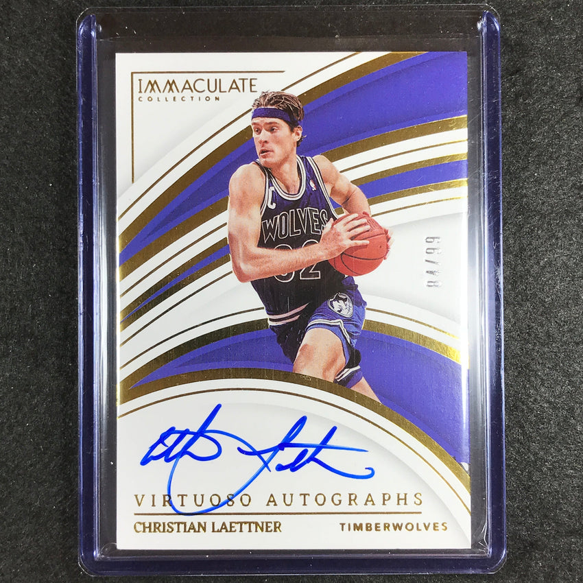 2022-23 Immaculate Christian Laettner Virtuoso Auto 84/99