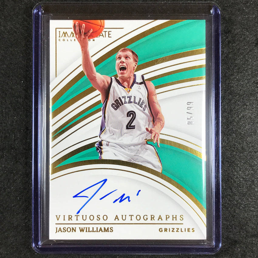 2022-23 Immaculate Jason Williams Virtuoso Auto 85/99