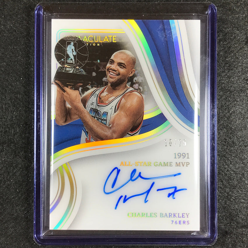 2022-23 Immaculate Charles Barkley Award Winners Acetate Auto 10/25