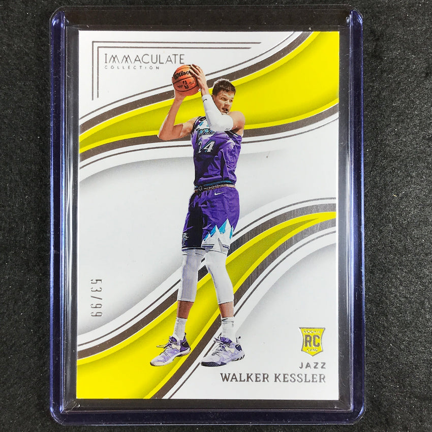 2022-23 Immaculate Walker Kessler Rookie Base 53/99
