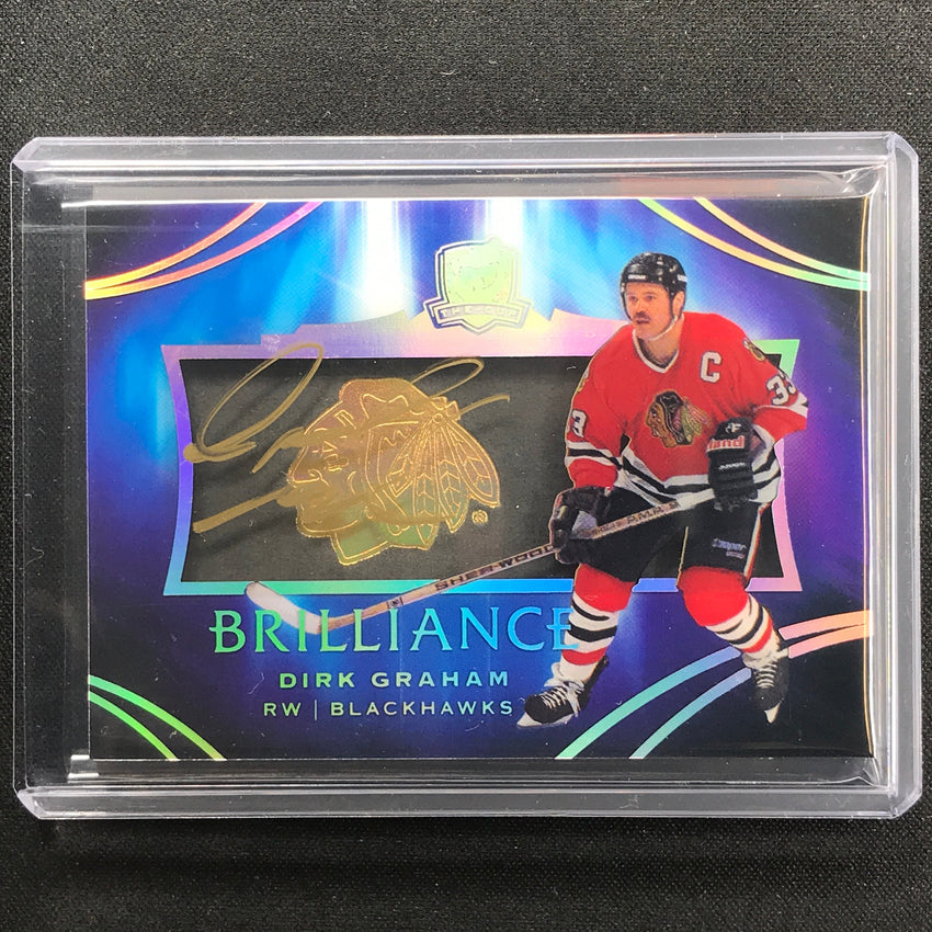 2020-21 The Cup Dirk Graham Brilliance Shadowbox Acetate Auto No Dg