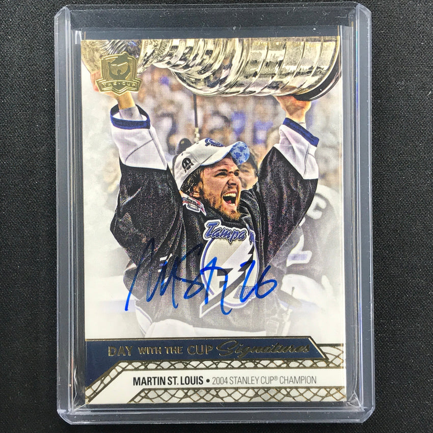 2020-21 The Cup Martin St. Louis Day With The Cup Signatures Auto Sp No Ms
