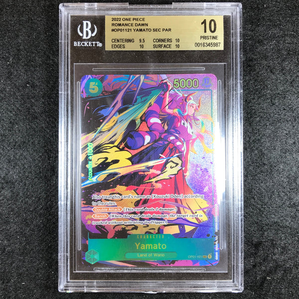 BGS 10 Yamato - OP01-121 - ALTERNATE ART SEC R Romance Dawn 987