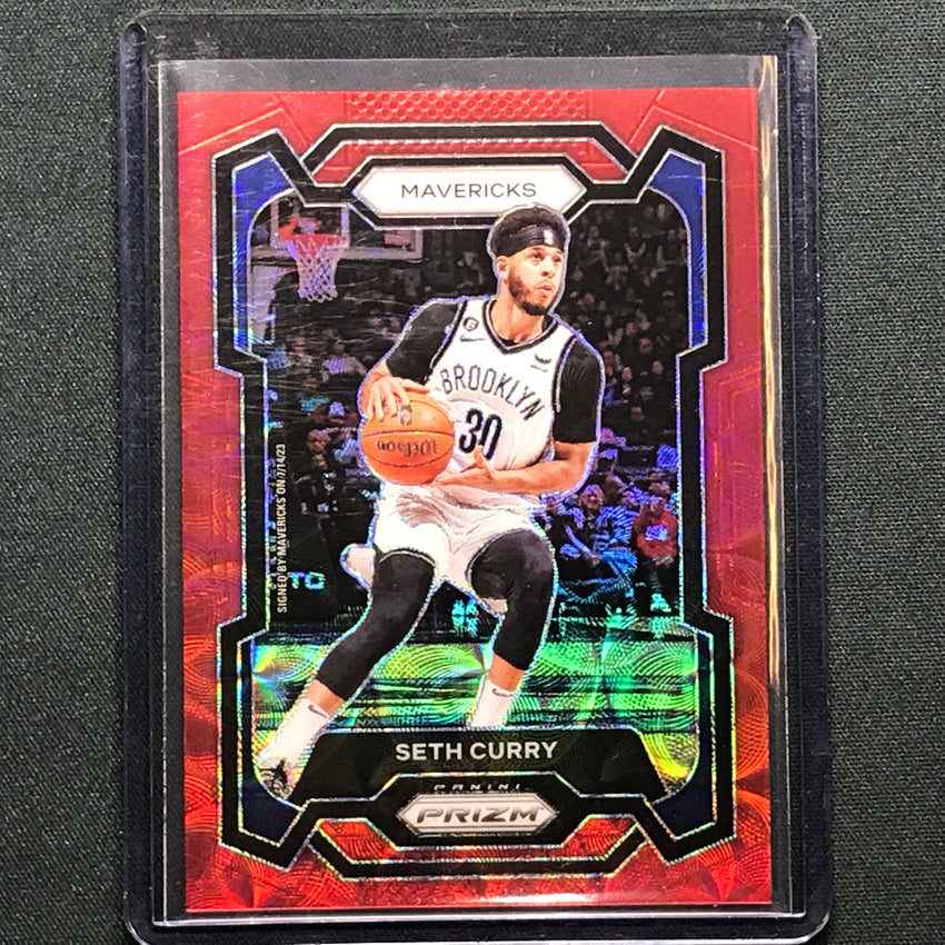 2023-24 Prizm Seth Curry Choice Red 32/88 #219