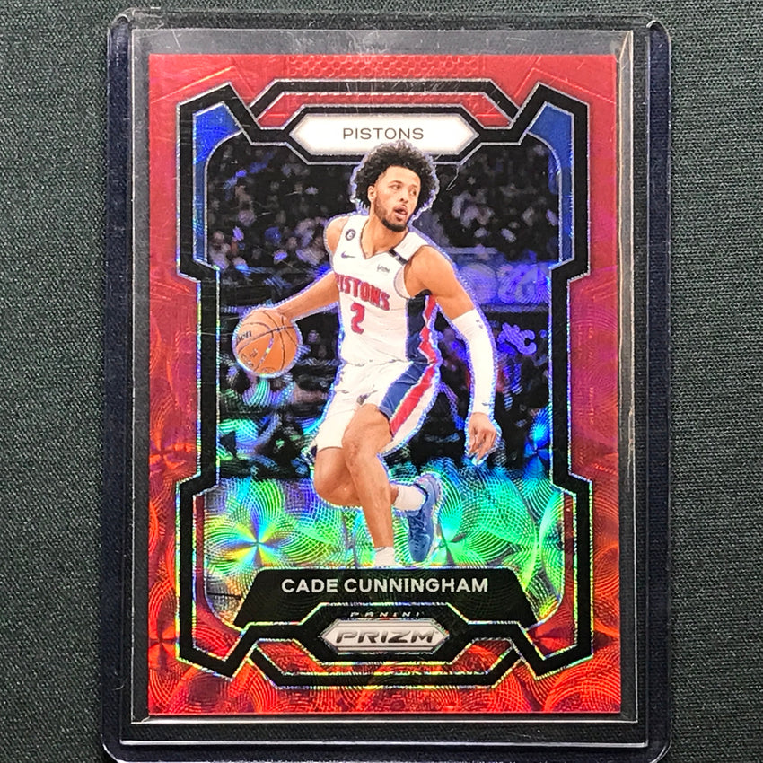 2023-24 Prizm Cade Cunningham Choice Red 46/88 No 11