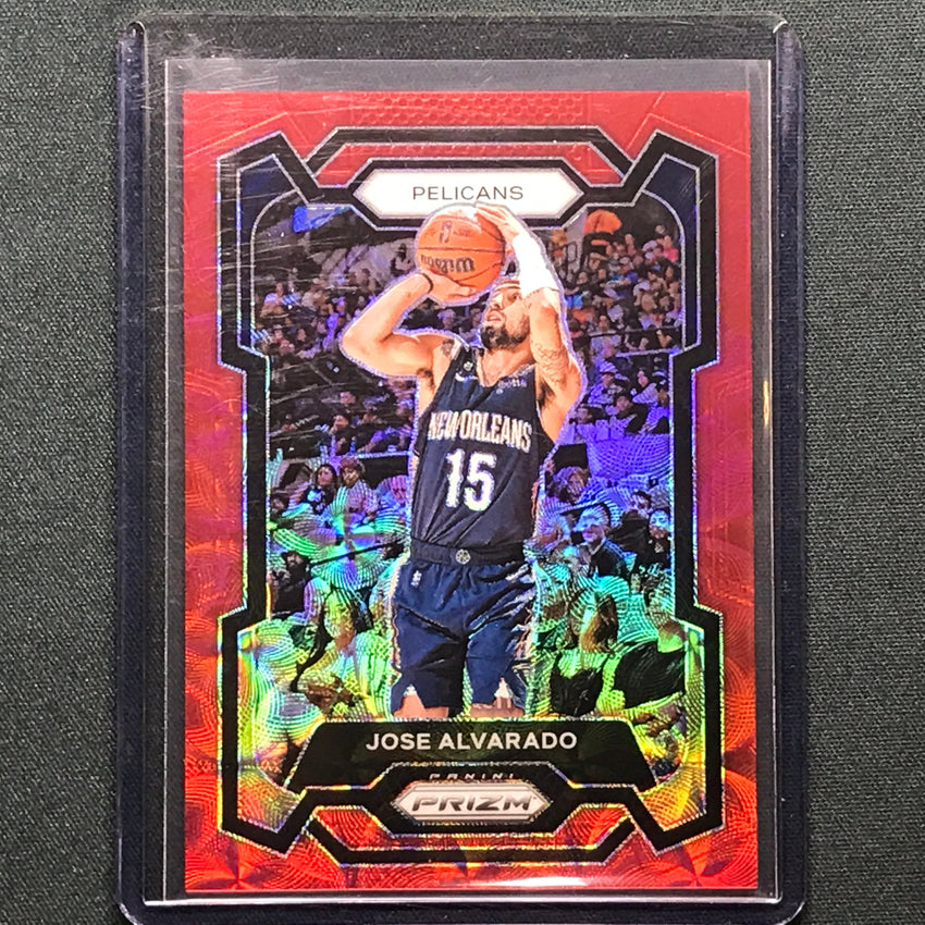 2023-24 Prizm Jose Alvarado Choice Red 9/88 #244