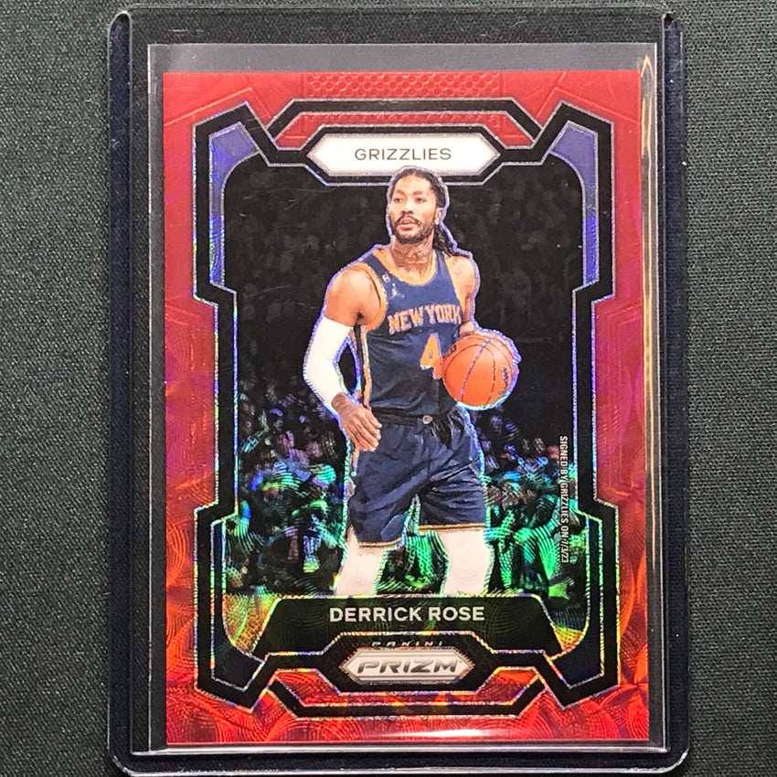 2023-24 Prizm Derrick Rose Choice Red 28/88 No 272